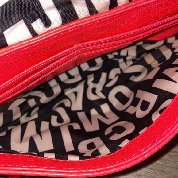 Marc Jacobs Leather Mini Crossbody in Bright Coral - Picture 10 of 10